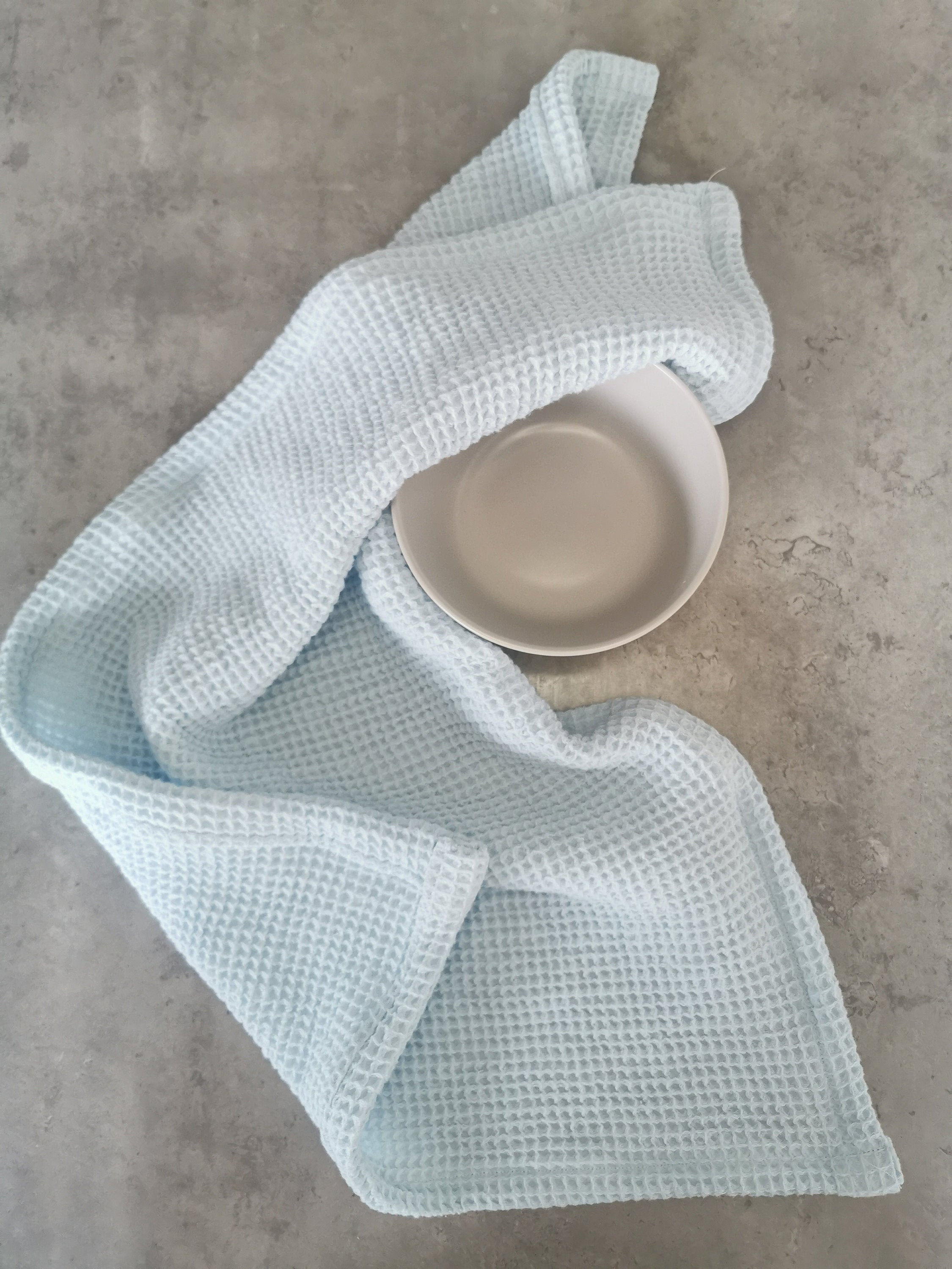 Light Blue Tea Towel Etsy