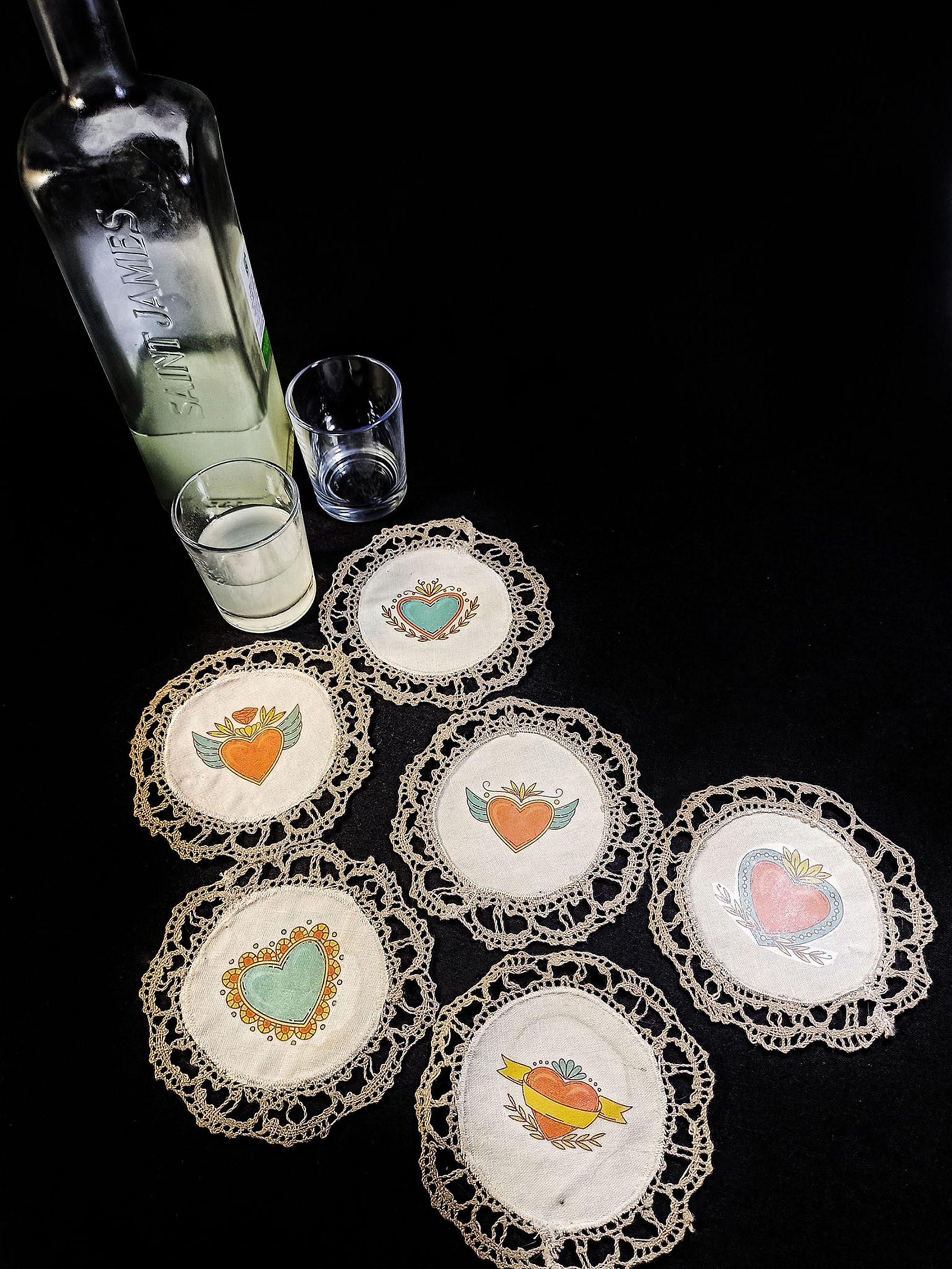 dentelle de verres mots fléchés