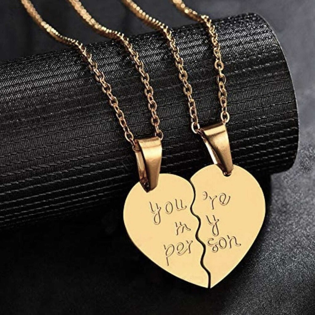 Collana Cuore E Spada Per Coppie – Ciondolo In Acciaio Inox Con Cristallo Rosso, Lunghezza 45+5 Cm, Regalo Romantico In Scatola Portagioie