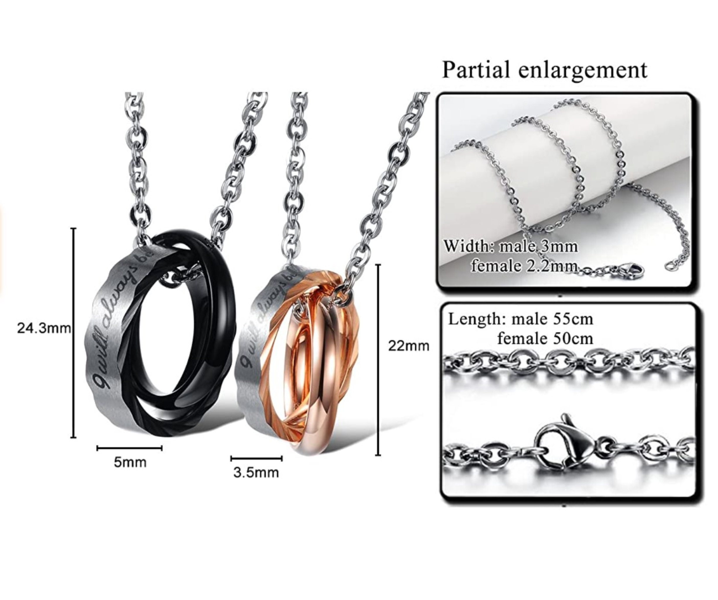 Couple Necklace Couples Necklace Couple Necklaces couples Etsy