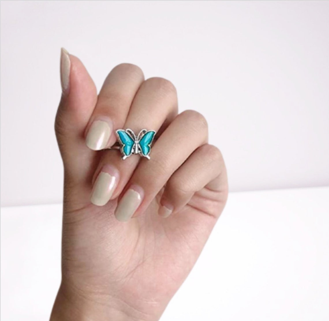 Butterfly Ring Matching Butterfly Rings Unusual Rings Etsy