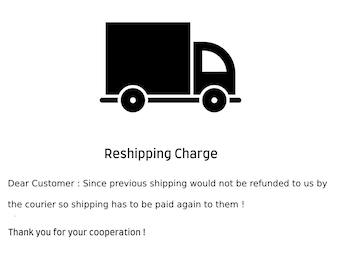 Reshipping Charge -