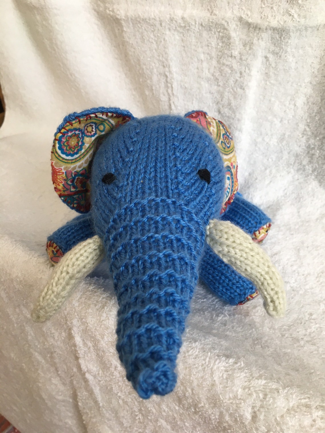 Knitted Elephant Etsy
