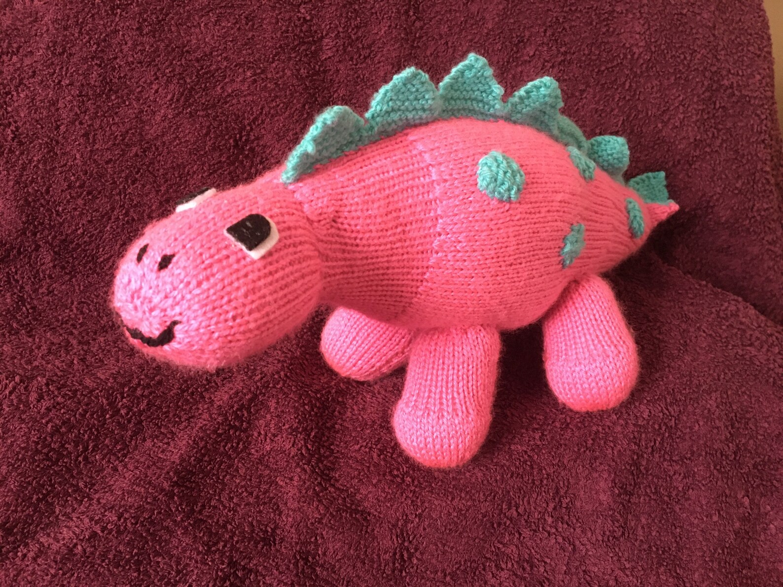 Knitted dinosaur Etsy