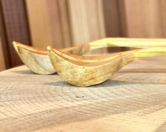 Handcrafted WOODEN BONGO Drum HAMMER mallet drumstick dulcimer / wood instrument / Sustainably Sourced Wood - Mixed Hardwoods 409
