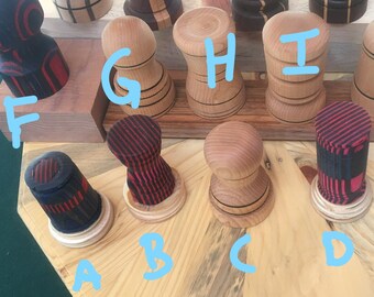 Handcrafted Wood Assorted ESPRESSO COFFEE TAMPER (part 1) / Sustainably Sourced Wood 247