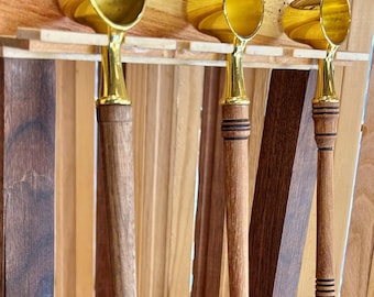 Handcrafted WOOD COFFEE SCOOP / Sustainably Sourced Wood - 487