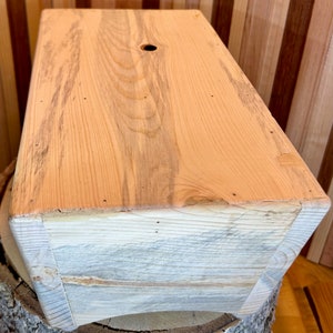 Handcrafted WOODEN BONGO DRUM / toy / wood instrument / Sustainably Sourced Wood - Colorado Beetle Kill Ponderosa Pine