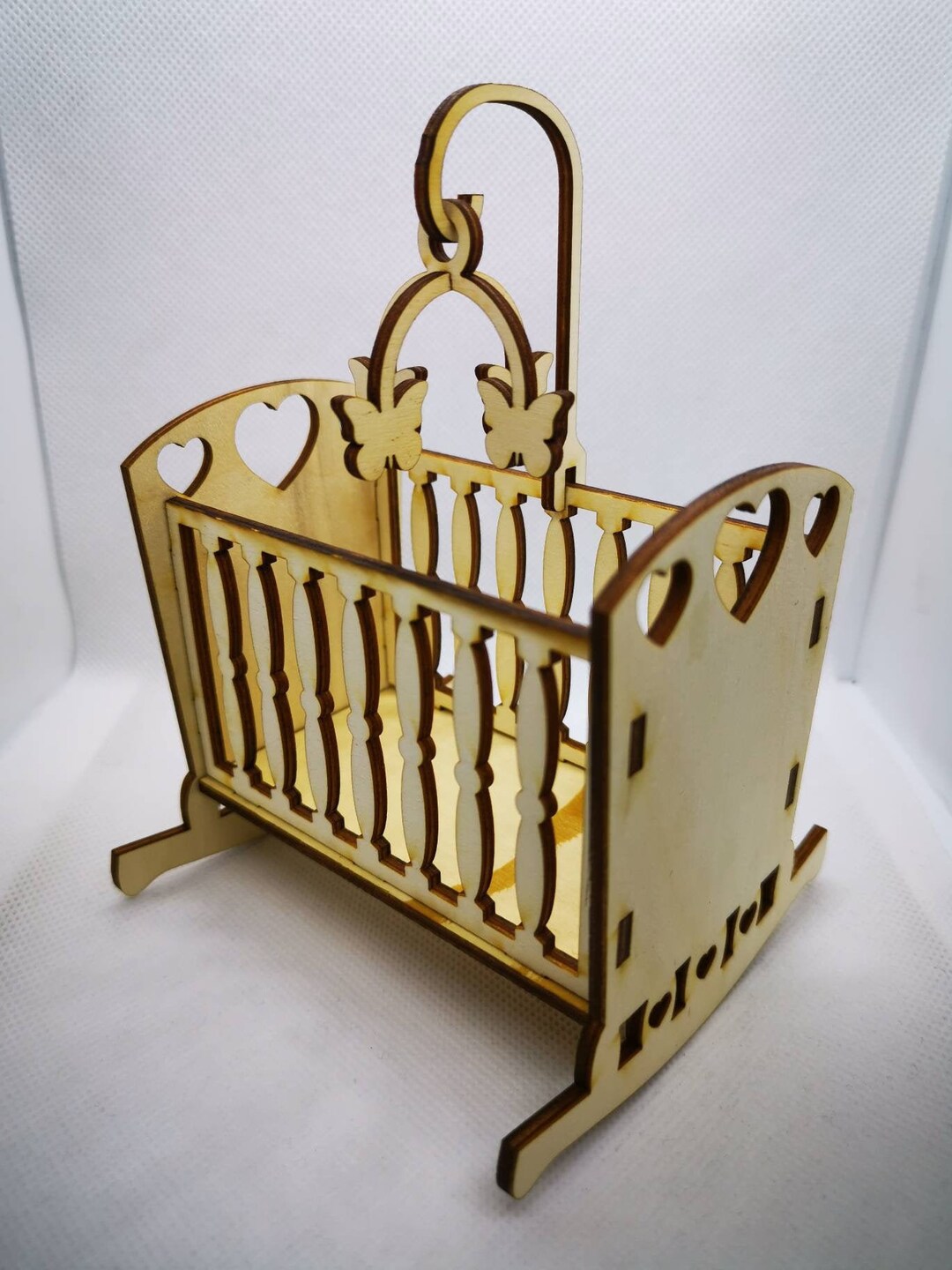 Laser Cut Design Newborn Cradle Etsy