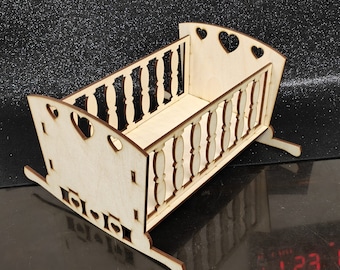 Cuna de madera para almendras garrapiñadas 25 cm espesor 4 mm