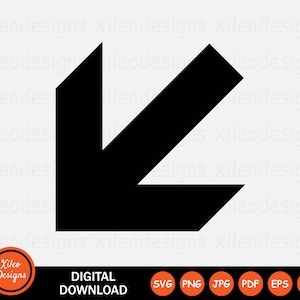 May include: Black arrow pointing to the left, with a sharp point and a wide base. The arrow is a simple geometric shape, with no additional details or embellishments.