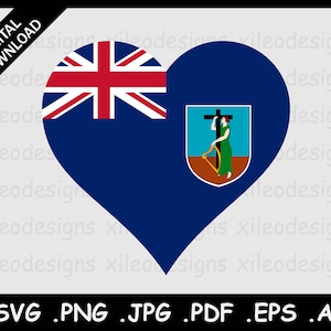 May include: A heart-shaped flag with the Union Jack in the upper left corner and the coat of arms of the British Virgin Islands in the center. The coat of arms features a woman holding a harp.