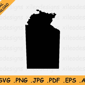 Northern Territory Australia Map SVG - NT N.T Australian Border Border Border Shape Black Silhouette, Cricut Cut File Vektor, eps ai png jpg pdf