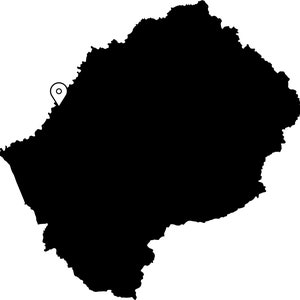 Maseru Lesotho Map Capital City Country Location Pin Black White Silhouette Outline Geography Region Area Capital Maps jpg svg png ai eps image 2