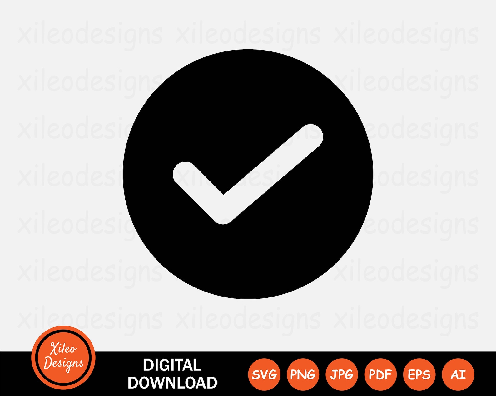 Verified Icon SVG Verify Tick Okay Check Approve Vote Graphic Vector ...