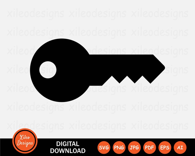 Key Shape Icon SVG Lock Password Secure Security Safety Sign Symbol ...