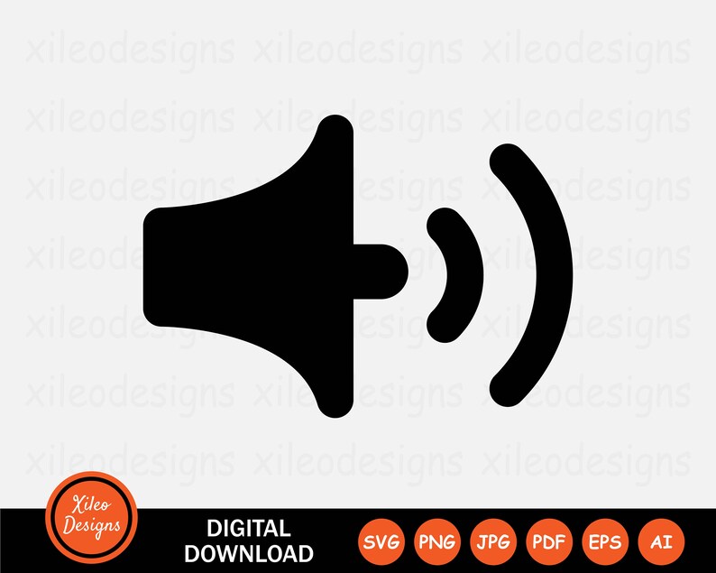 Loudspeaker Volume Icon SVG - Audio Music Speaker Noise Stereo Voice ...