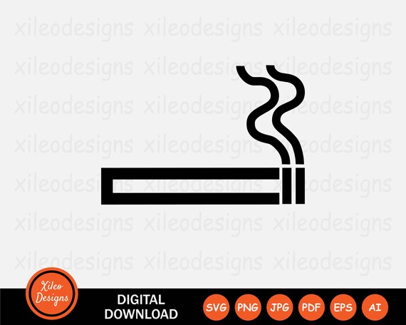 cigarette smoke icon Free Vectors Free Svg - Cigarette Smoke