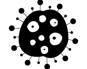 Virus Microorganismo viral Gérmenes Bacterias Infección Pandemia Brote Enfermedad Clip Art Icono Diagrama Descarga digital instantánea PNG SVG Vector