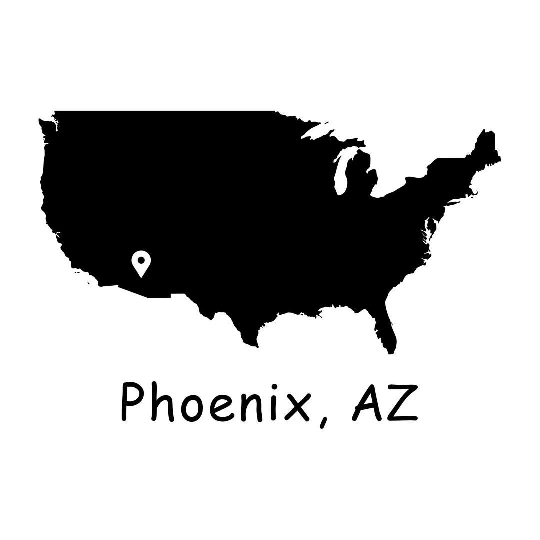Phoenix Arizona On USA Map Phoenix AZ United States Of America Map phoenix-arizona-on-usa-map-phoenix-az-united-states-of-america-map