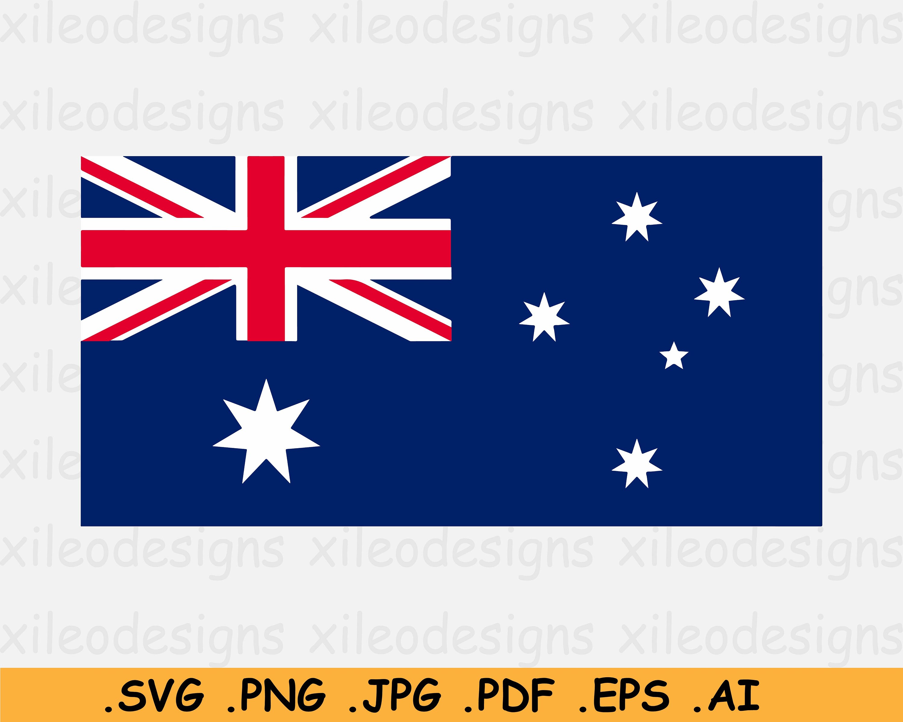 オーストラリア国旗 SVG、オーストラリア オージー AUS 国旗