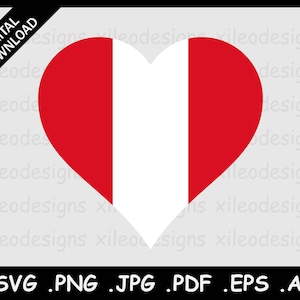 May include: A red heart with a white vertical stripe down the center. The heart is a graphic design element.
