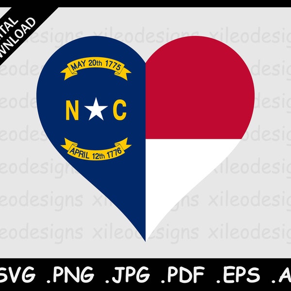 North Carolina Print Etsy