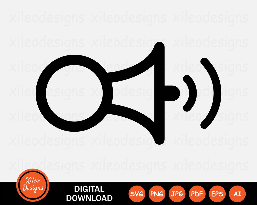 Loudspeaker Icon SVG Loud Speaker Megaphone Sound Audio Png Jpg Eps Ai ...