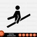 Hold Handrail Icon SVG Hand Rail Use Handle Bar Safety Stick Figure ...