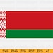 Belarus Flag SVG, Belarusian Country National Banner, SVG Cricut Cut ...