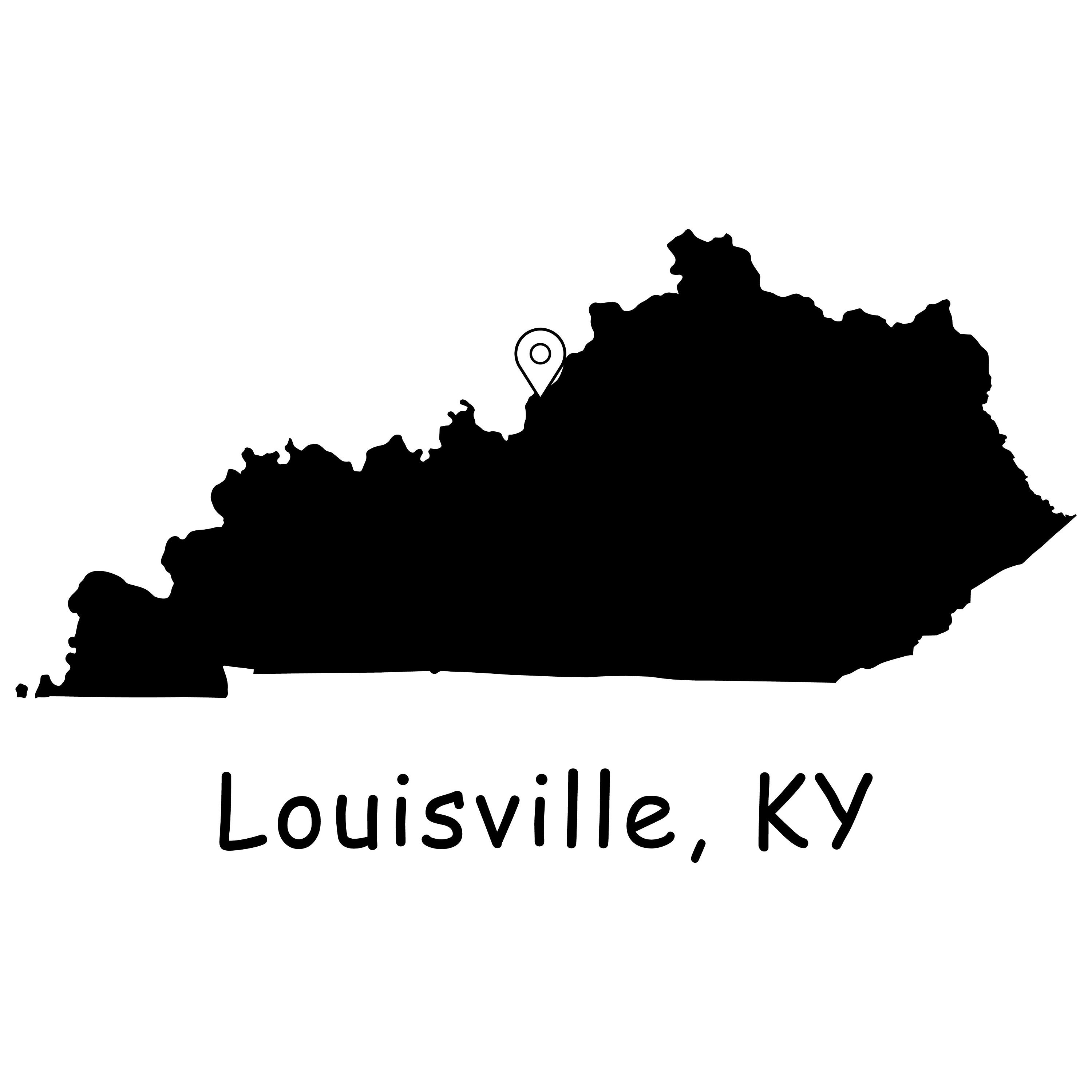 Louisville Kentucky Map Charm Bracelet State of KY Bangle Cuff 