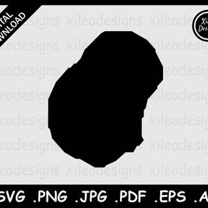 Nauru Map SVG, Nauruan Country National Border Border Border, Black Silhouette Cutout Cricut Cut File Vektor Icon, png jpg jpeg pdf ai eps