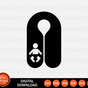 May include: Black and white silhouette of a life jacket with a small child inside. The life jacket has a white outline and a white head with a white circle for a face. The child is wearing a white shirt and has white arms and legs. The life jacket has a white outline and a white head with a white circle for a face. The child is wearing a white shirt and has white arms and legs.