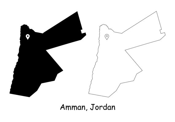 capital of jordan map