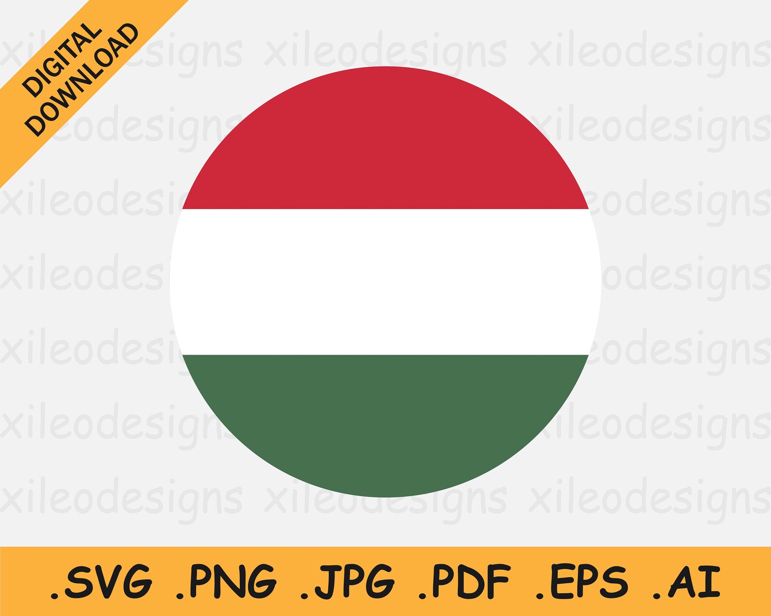Hungary Flag Rounded Hungary Round Flag SVG Hungarian Circle Icon National - Etsy