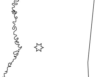 Maps of the Maryland-Pennsylvania boundary used as trial