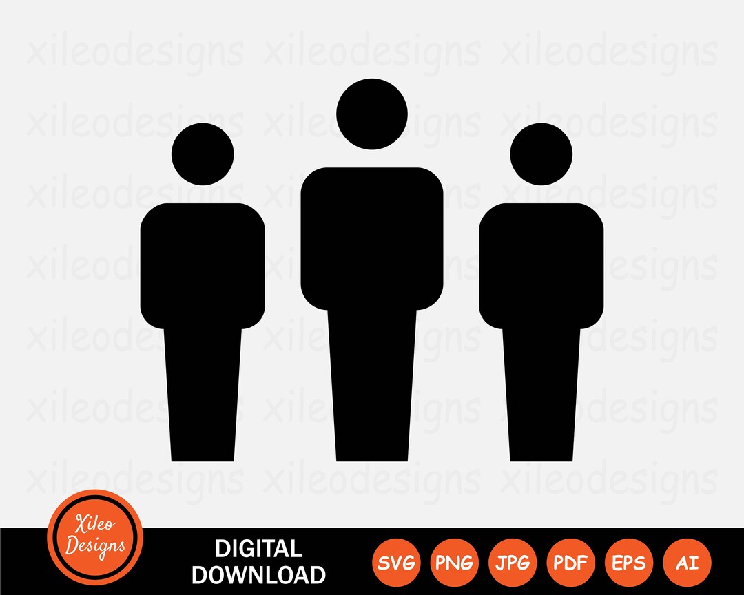 Community Icon SVG Group Team Social Teamwork Network Digital Download ...