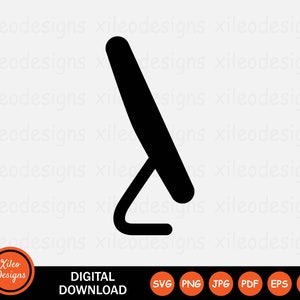 May include: Black silhouette of a computer monitor with a stand. The monitor is angled to the right. The image is on a white background.