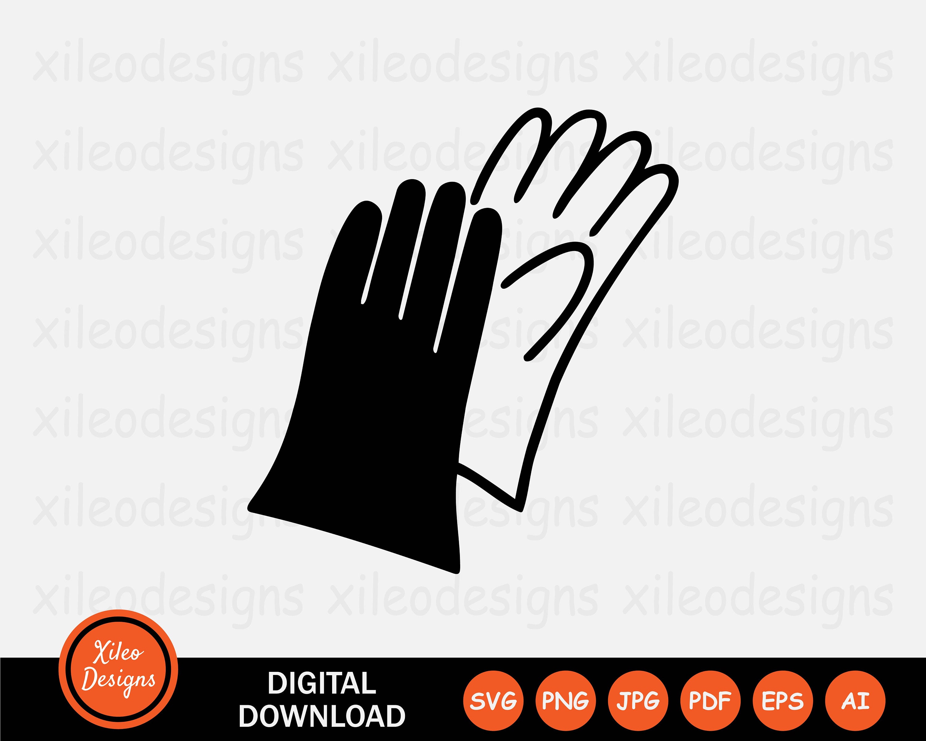 Handschuhe Symbol SVG - Handschuh Gummihandschuh Winter Medizinisch  Chirurgisch Vektor Symbol Zeichen Grafik Clipart Cricut Digital Cut png jpg  eps pdf ai - Etsy.de