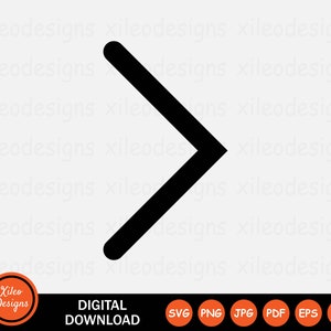 May include: Black right arrow icon. This is a digital download for a vector graphic.