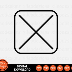 Può includere: Un disegno in bianco e nero di una linea di un quadrato con una linea diagonale che lo attraversa. Il quadrato è delineato in nero e la linea diagonale è anche nera.