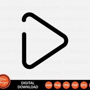 Puede incluir: Icono de botón de reproducción en blanco y negro. El icono es una flecha simple y estilizada que apunta hacia la derecha.