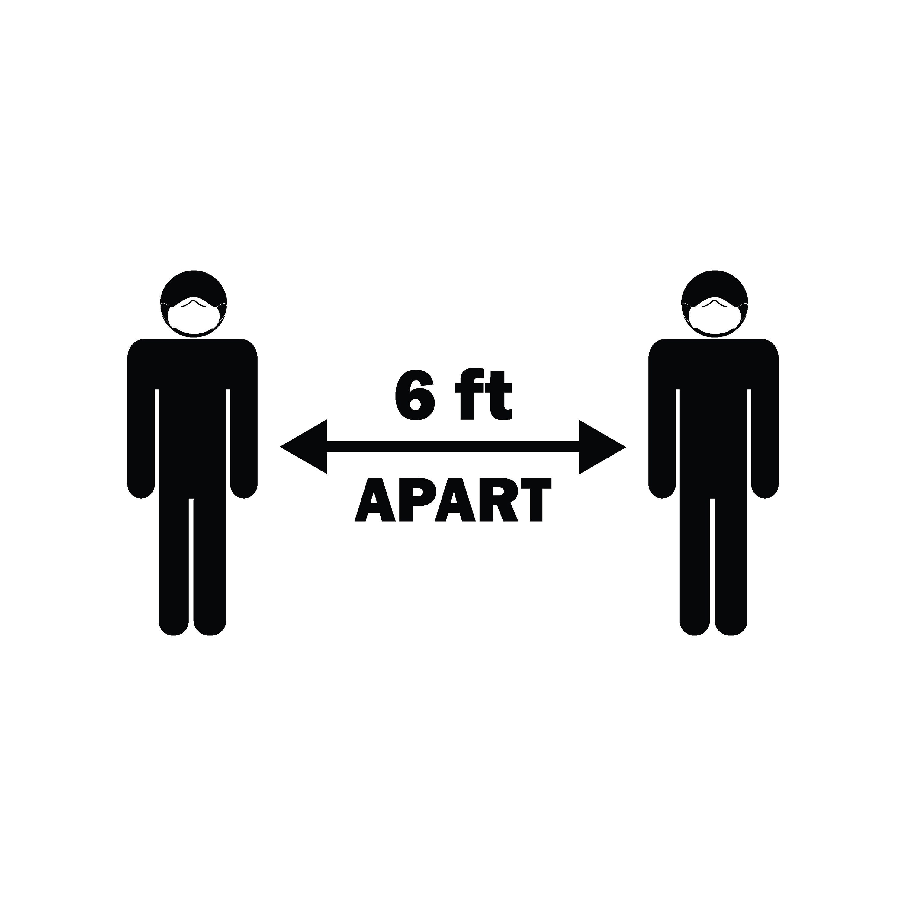 How Much Is 6 Feet Apart at David Shaw blog