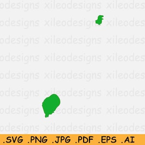 São Tomé en Príncipe Kaart Vlag, Sao Tome Principe SVG Cricut Cut File, Country Nation Outline Atlas, Clipart Vector Icon- eps ai png jpg pdf