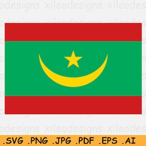 Housse Passeport Drapeau Mauritanie à petits prix