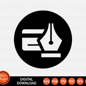 300 flach rundes Symbol für Kreditkarten und Kreditkarten als digitale Datei png jpg eps ai pdf Digitaler Download Vektorgrafik Clipart Symbol Cricut