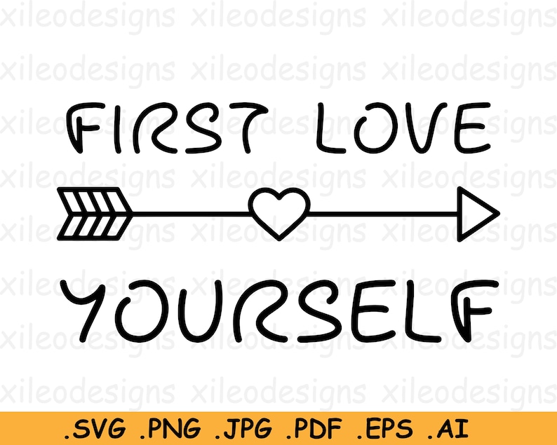Fist Love Yourself SVG Quotes Inspirational Quote Etsy