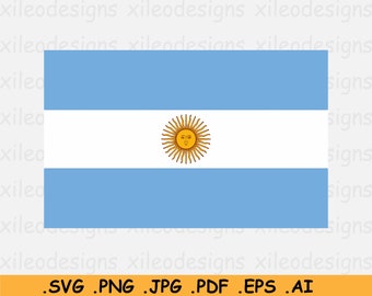 Little Girls Argentina Football Soccer Flag Cute Short Sleeve Tee Tops Size 2-6