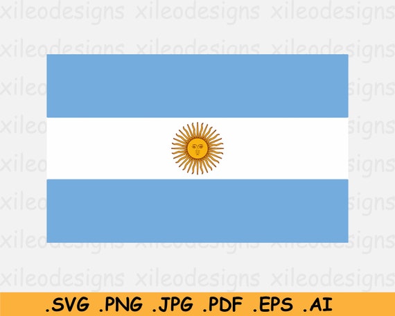 Bandera de Argentina / Bandera Argentina / Bandera Nacional de Argentina /  Bandera de Mesa / Mascarilla Protectora / Bandera Sol de Mayo / Bandera Sol  de Mayo -  México