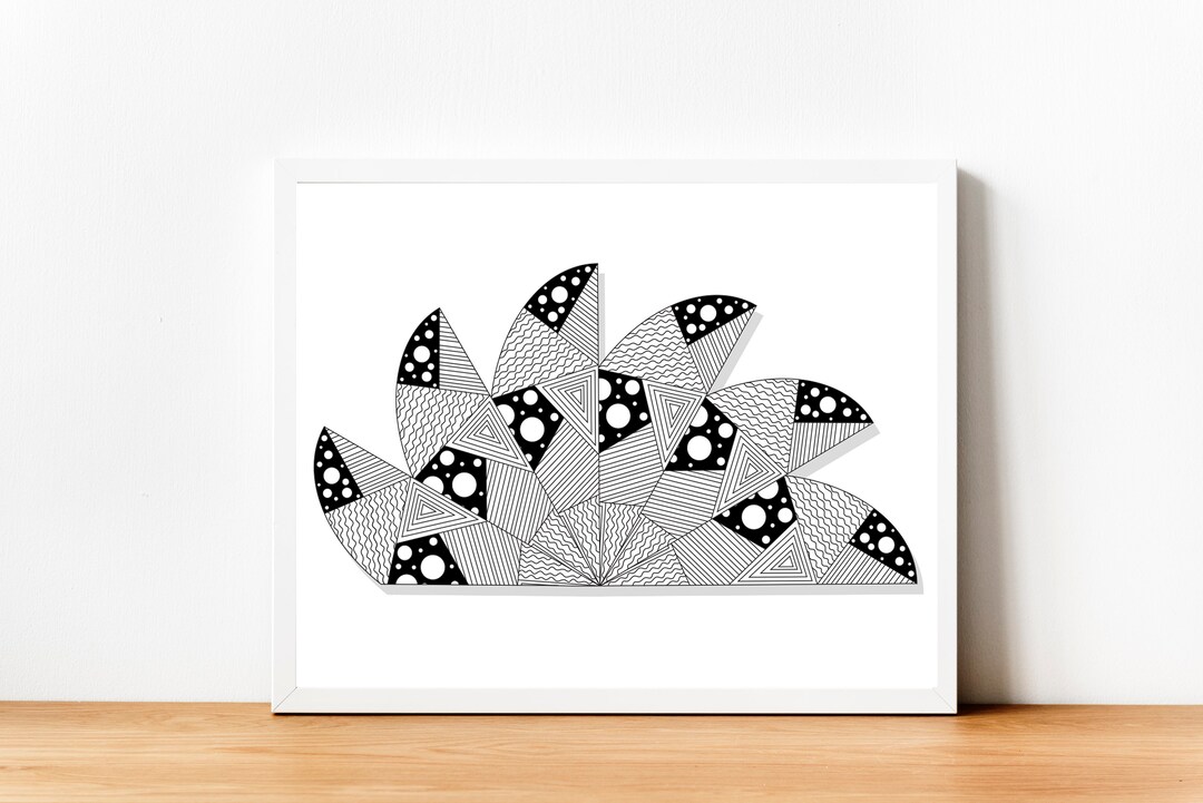 Black White Abstract Wall Art for Entryway Wall Decor Trendy Geometric